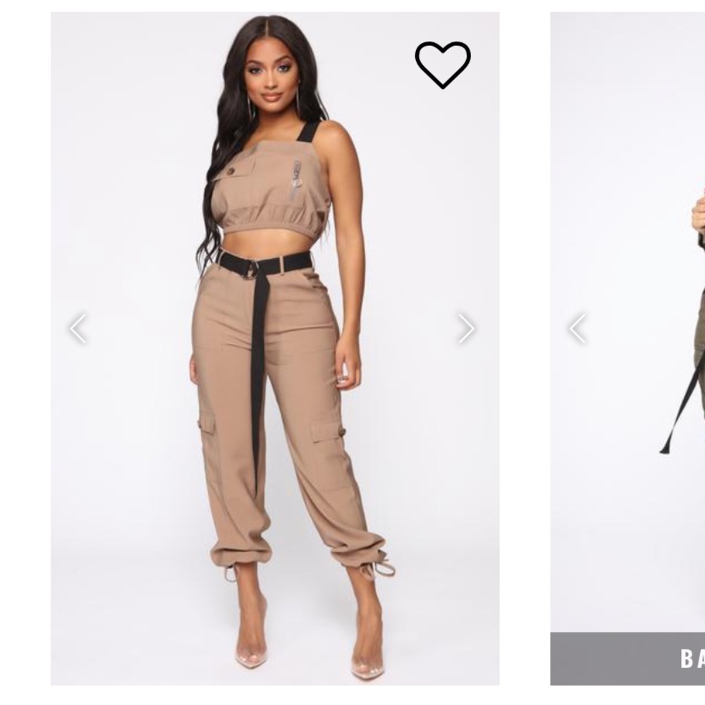 Two piece crop top